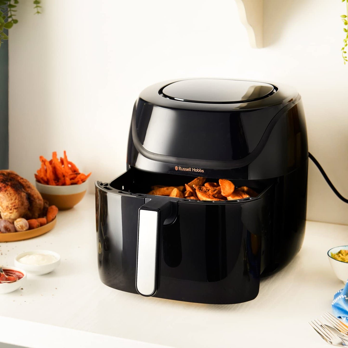 Digital Air Fryer 8L 10 Preset Programmes 220°C Black