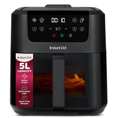 Dual Basket Air Fryer 7.6L 1700W 8 Functions Black